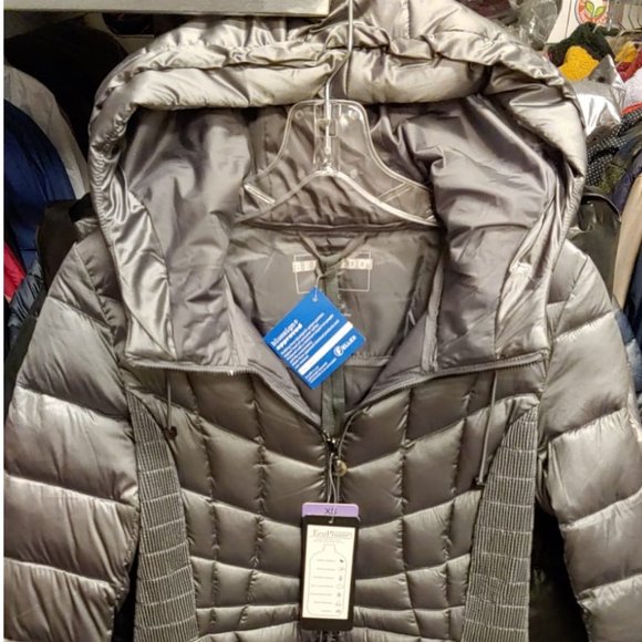 BERNARDO Women Quilted Packable Puffer Jacket--Charcoal - Picture 8 of 9